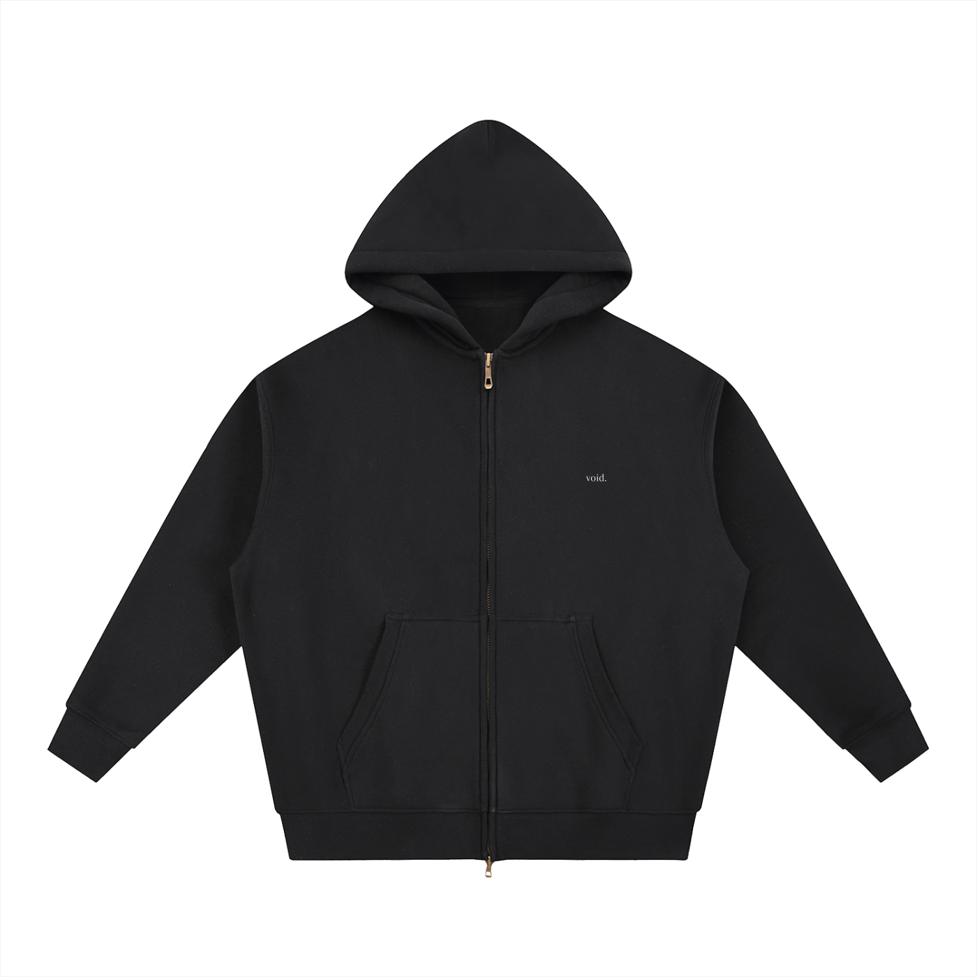 Essential Oversized Fleece Zip Hoodie
